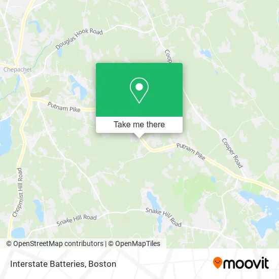 Interstate Batteries map