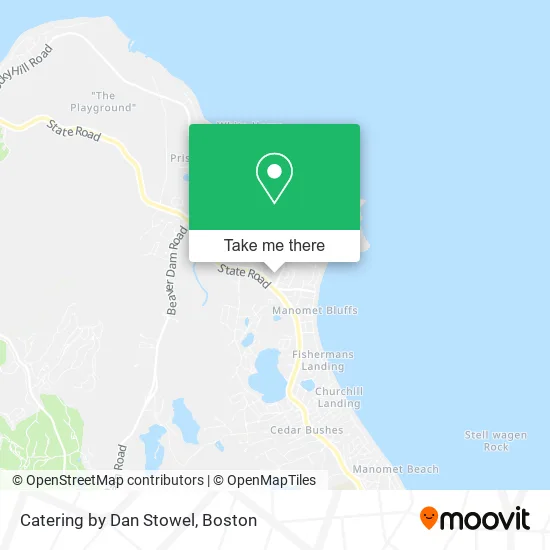 Catering by Dan Stowel map