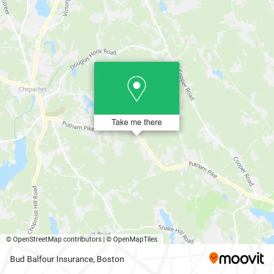 Bud Balfour Insurance map