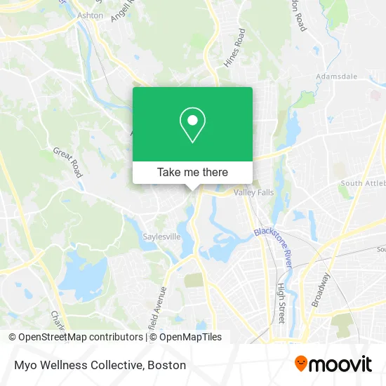 Myo Wellness Collective map