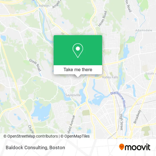 Baldock Consulting map