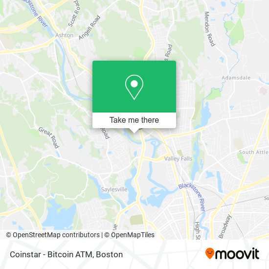 Mapa de Coinstar - Bitcoin ATM