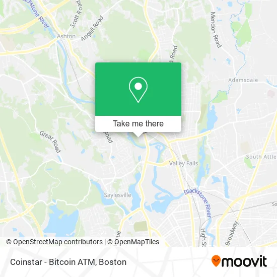 Coinstar - Bitcoin ATM map