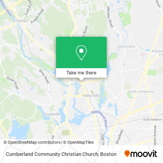 Cumberland Community Christian Church map