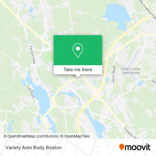 Variety Auto Body map