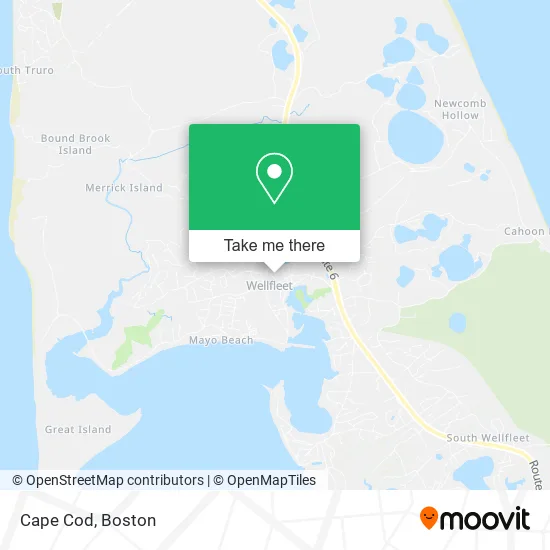 Cape Cod map