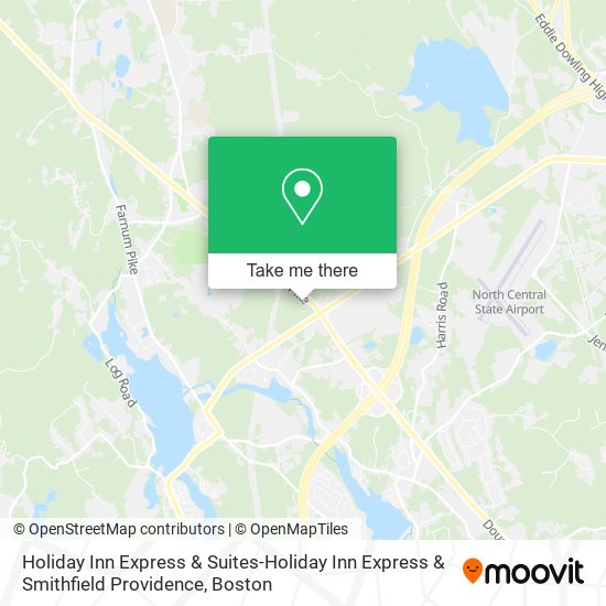 Holiday Inn Express & Suites-Holiday Inn Express & Smithfield Providence map