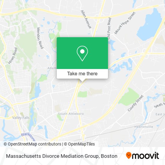 Massachusetts Divorce Mediation Group map