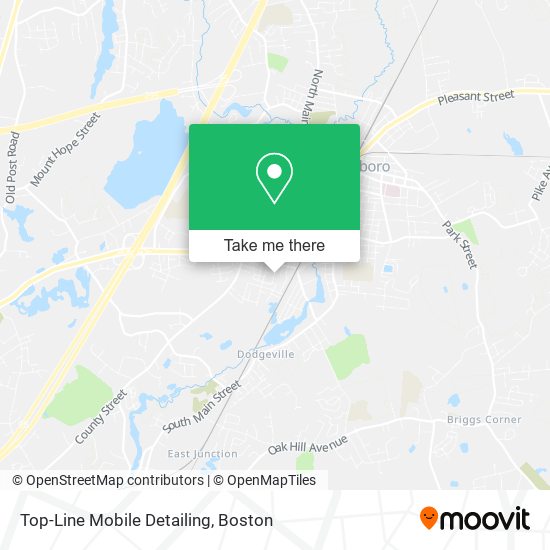 Top-Line Mobile Detailing map