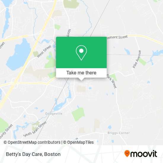 Betty's Day Care map