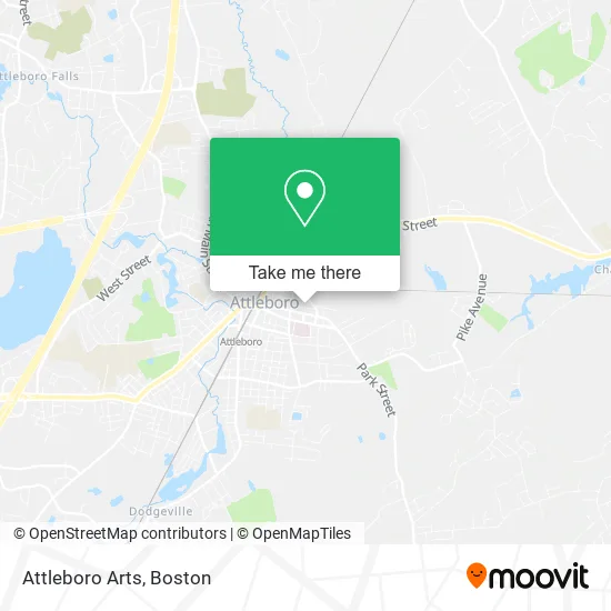 Attleboro Arts map