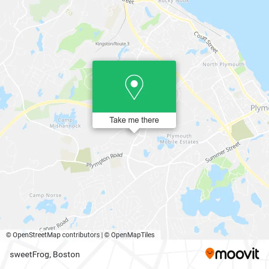 sweetFrog map