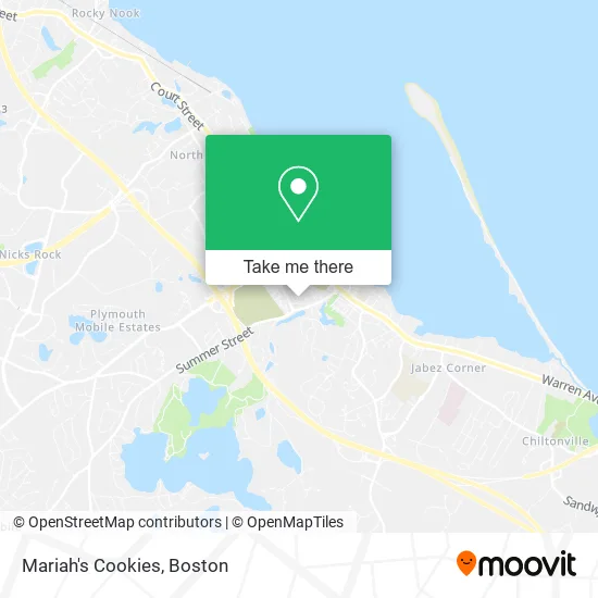 Mariah's Cookies map