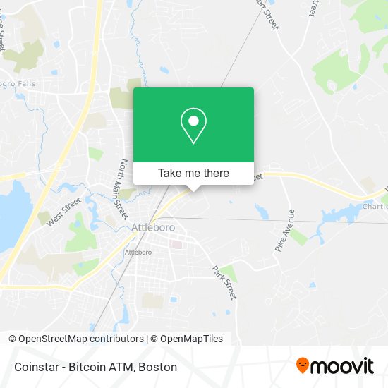 Mapa de Coinstar - Bitcoin ATM