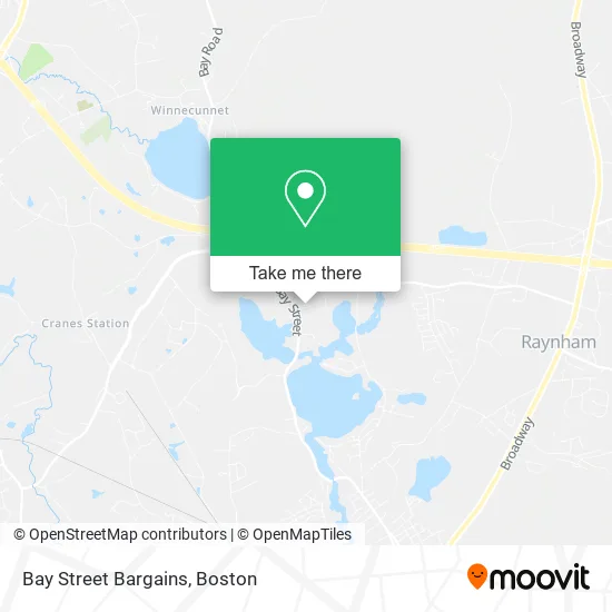 Bay Street Bargains map