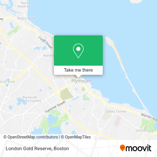 London Gold Reserve map