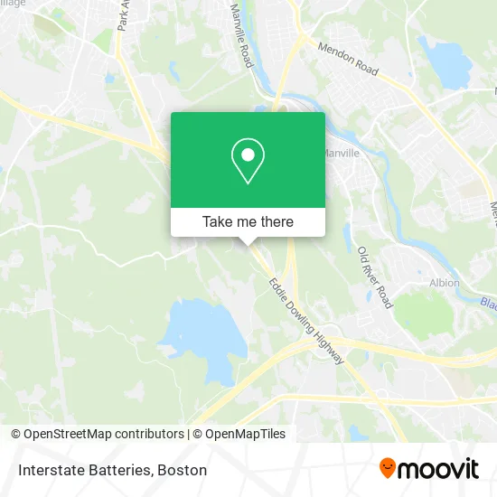 Interstate Batteries map