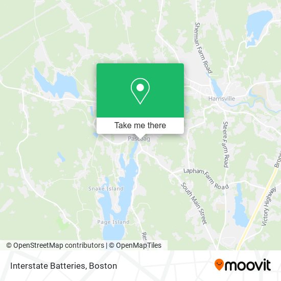 Interstate Batteries map