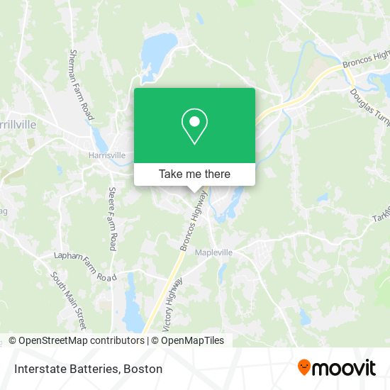 Interstate Batteries map