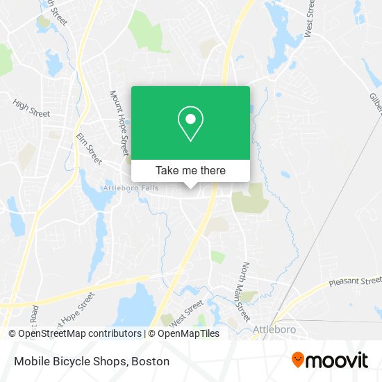 Mapa de Mobile Bicycle Shops