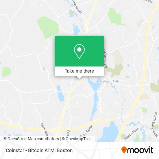 Mapa de Coinstar - Bitcoin ATM