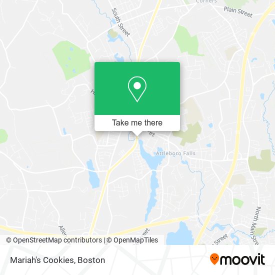 Mariah's Cookies map