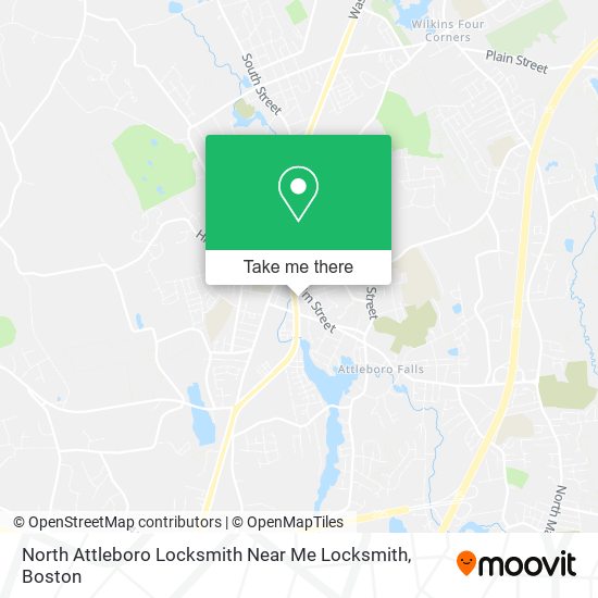 Mapa de North Attleboro Locksmith Near Me Locksmith