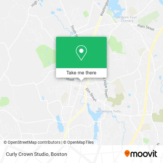 Curly Crown Studio map