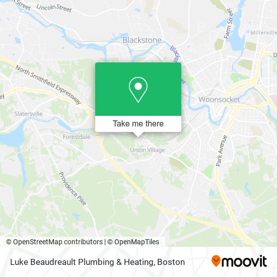 Luke Beaudreault Plumbing & Heating map