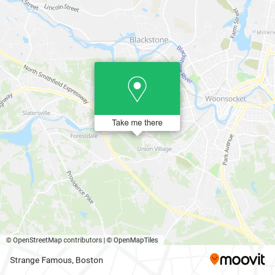 Strange Famous map