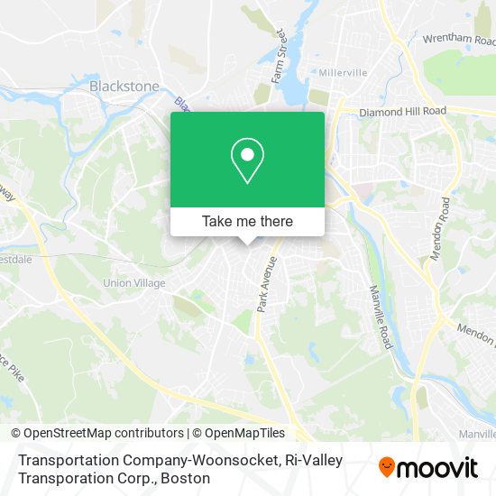 Mapa de Transportation Company-Woonsocket, Ri-Valley Transporation Corp.