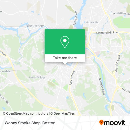 Mapa de Woony Smoke Shop