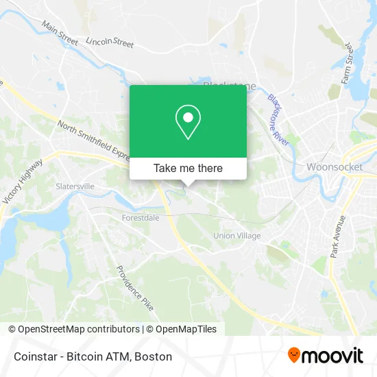Coinstar - Bitcoin ATM map