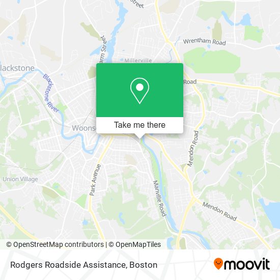 Rodgers Roadside Assistance map