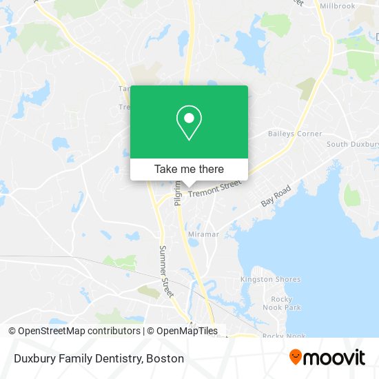 Duxbury Family Dentistry map