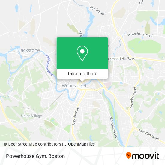 Mapa de Powerhouse Gym