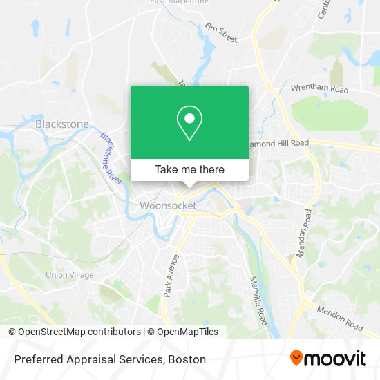 Preferred Appraisal Services map
