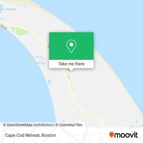 Cape Cod Retreat map