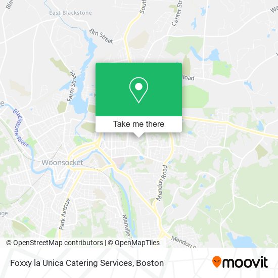 Mapa de Foxxy la Unica Catering Services