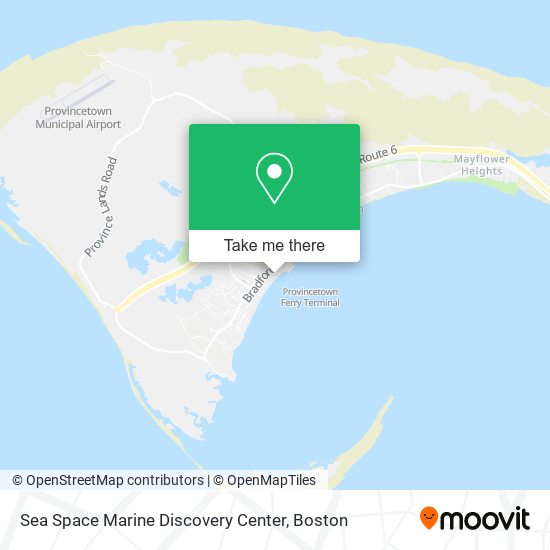 Mapa de Sea Space Marine Discovery Center