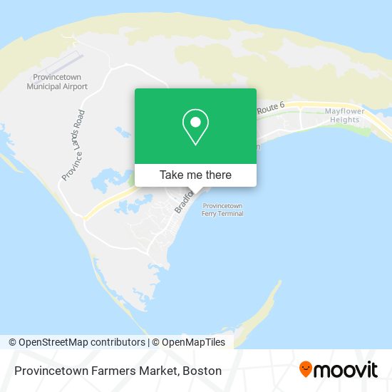 Mapa de Provincetown Farmers Market