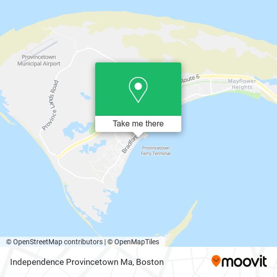 Mapa de Independence Provincetown Ma