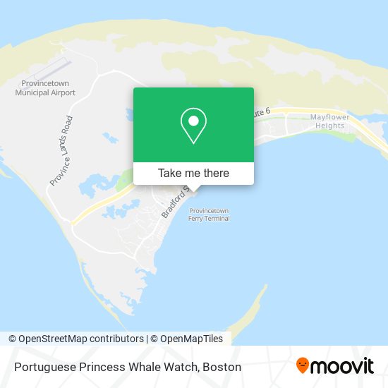 Mapa de Portuguese Princess Whale Watch