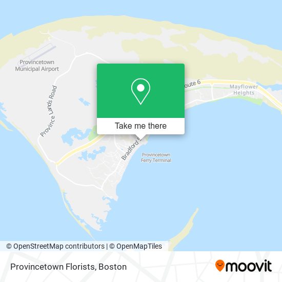 Provincetown Florists map