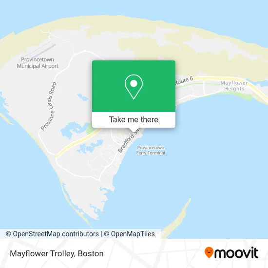 Mayflower Trolley map