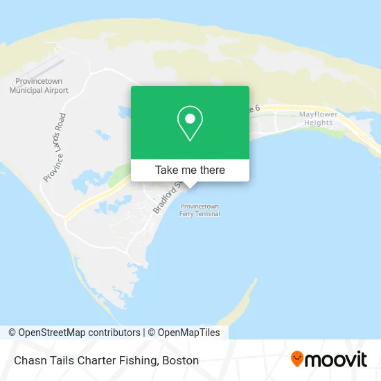 Chasn Tails Charter Fishing map