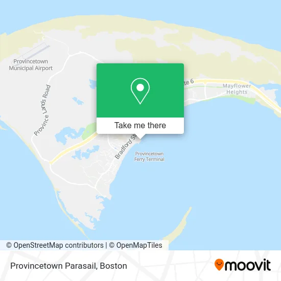 Provincetown Parasail map