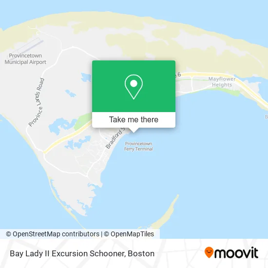 Bay Lady II Excursion Schooner map