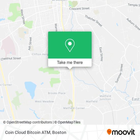 Mapa de Coin Cloud Bitcoin ATM