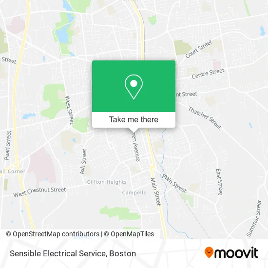 Sensible Electrical Service map